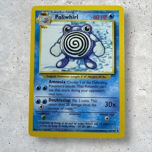 Poliwhirl 038/102 Base Set Regular Non-Holo